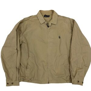 Vintage Khaki Nautica Full Zip-Up Jacket Sz XXL